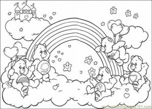 Easy Printable Care Bear Coloring Pages for Children   la4xx