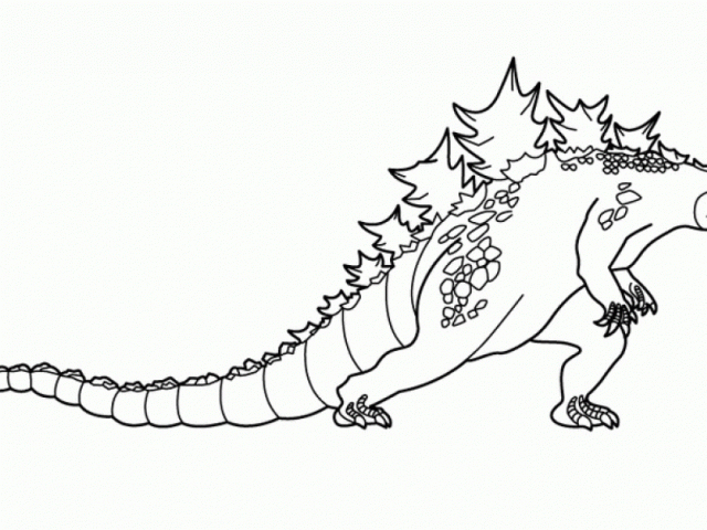 Get This Easy Printable Godzilla Coloring Pages for Children PTyqX