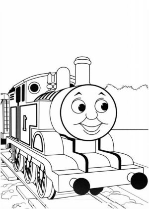 Easy Printable Thomas And Friends Coloring Pages for Children   PTyqX