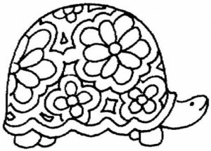 Easy Printable Turtle Coloring Pages for Children   la4xx