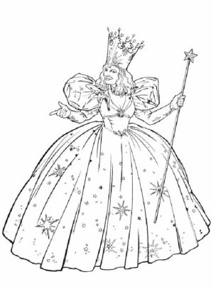 Easy Printable Wizard Of Oz Coloring Pages for Children   7U4LH
