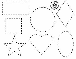 Easy Shapes Coloring Pages for Preschoolers   9iz28