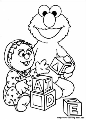 Elmo Coloring Pages for Toddlers   03167