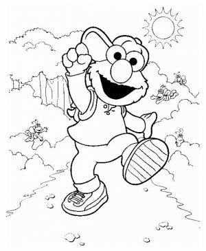 Elmo Coloring Pages for Toddlers   21759
