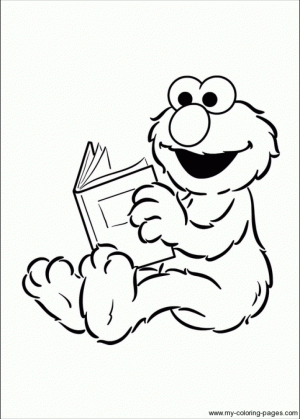 Elmo Coloring Pages for Toddlers   80674
