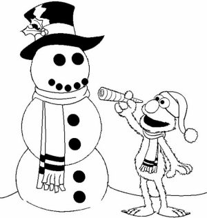 Elmo Coloring Pages Printable Free   58163