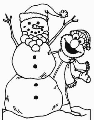 Elmo Coloring Pages to Print for Kids   17426