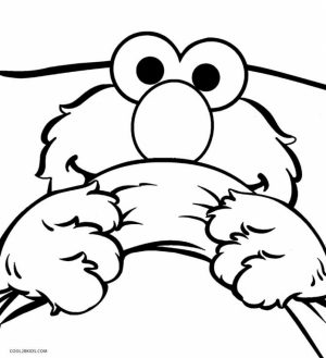 Elmo Coloring Pages to Print for Kids   27718