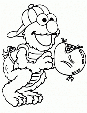 Elmo Coloring Pages to Print for Kids   90527