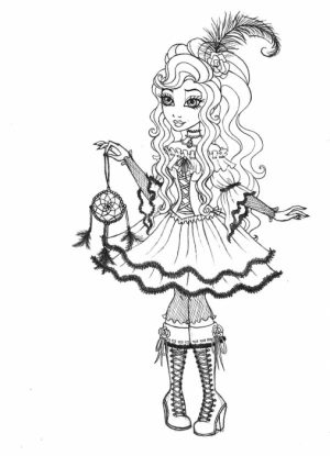 Ever After High Coloring Pages for Girls   ASD43