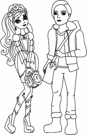Ever After High Coloring Pages for Girls   TYU56