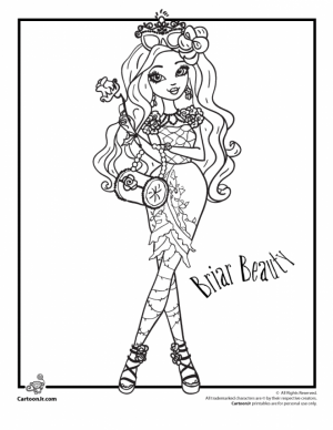 Ever After High Coloring Pages for Girls   VBN87