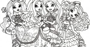 Ever After High Coloring Pages Free Printable   76955