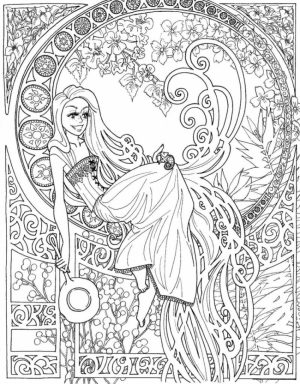 Exciting Doodle Art Grown up Coloring Pages Free   25CF1