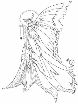 Fairy Coloring Pages Free Printable   38809