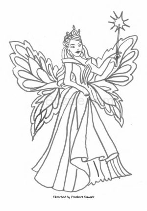 Fairy Coloring Pages Free Printable   69961