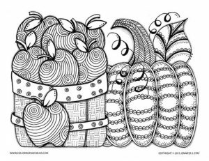 Fall Coloring Pages for Grown Ups Free Printable   32xc7
