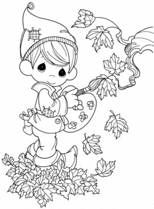 Fall Coloring Pages for Grown Ups Free Printable   cy9b1