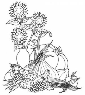 Fall Coloring Pages for Grown Ups Free Printable   vb76xd