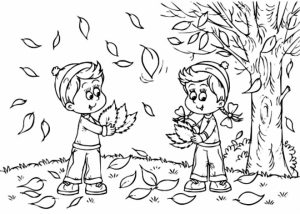 Fall Coloring Pages for Toddlers   dl53x