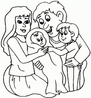 Family Coloring Pages Free for Kids   e9bnu