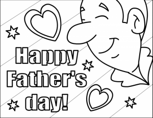 Father’s Day Coloring Pages for Kids