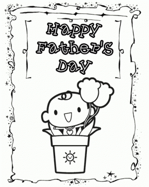 Father’s Day Coloring Pages Free   t1289