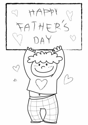 Father’s Day Coloring Pages Printable   gah3m