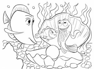 Finding Nemo Coloring Pages Disney Printable   te64m