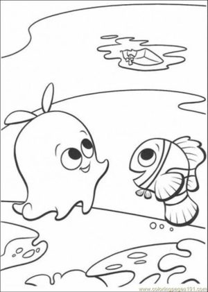 Finding Nemo Coloring Pages Disney Printable   ts41b