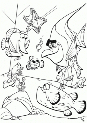 Finding Nemo Coloring Pages Free   9067a
