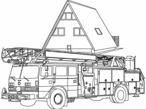 Fire Truck Coloring Pages Free to Print   30018