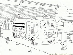 Fire Truck Coloring Pages Free to Print   70801