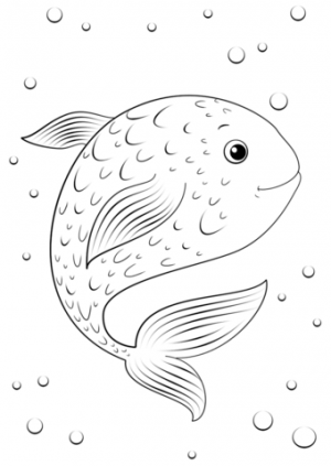 Fish Coloring Pages Free Printable   253848