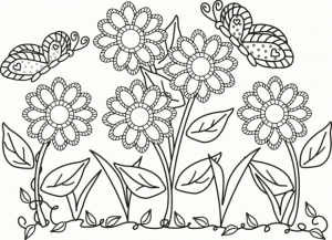 Flowers Coloring Pages   3167