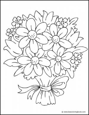 Flowers Coloring Pages Free to Print   4611