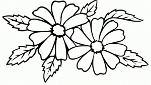 Flowers Coloring Pages Kids Printable   4815