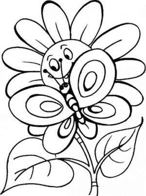 Flowers Coloring Pages Kids Printable   8561