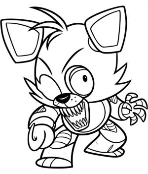 fnaf coloring pages printable bw83