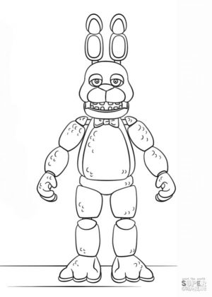 fnaf coloring pages ps51