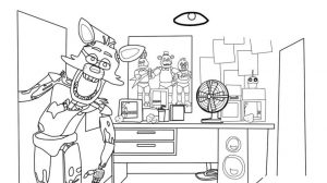 fnaf coloring pages to print no50