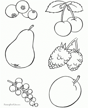 Food Coloring Pages fresh fruit   b3gs5