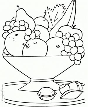 Food Coloring Pages healthy fruit   pvh3m