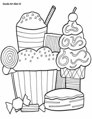 Food Coloring Pages sweets   h3bx7