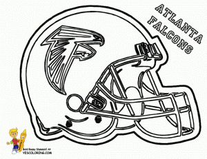 Football Helmet NFL Coloring Pages for Boys Printable   14739