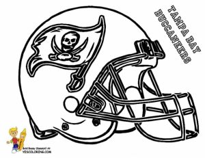 Football Helmet NFL Coloring Pages for Boys Printable   23142