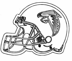 Football Helmet NFL Coloring Pages for Boys Printable   36579