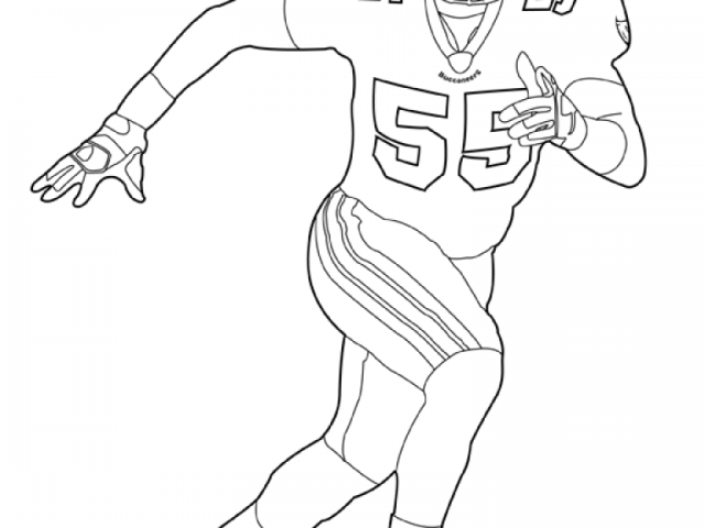 Get This Football Player Coloring Pages Printable for Kids 35184