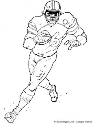 Football Player Coloring Pages to Print Online   63719