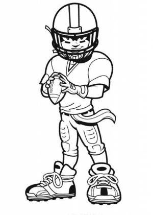 Football Player Coloring Pages to Print Online   87721